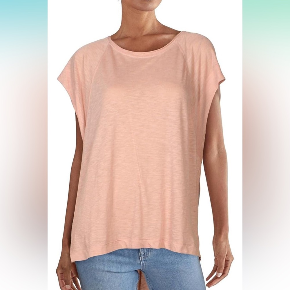 We The Free Peach Short Sleeve Tee